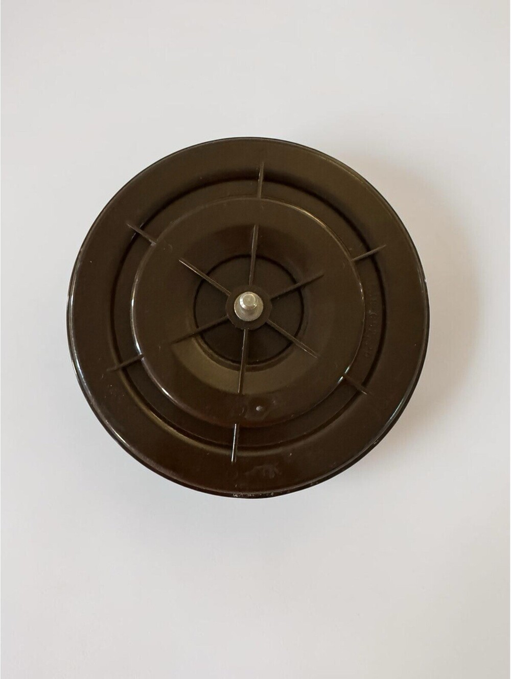 Vintage 1-7A Sunbeam Mixmaster Turntable Brown 6” with Stem Part# 038–092220